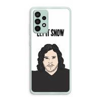 Let It Snow: Samsung Galaxy A52s 5G Transparant Hoesje