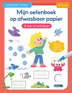 Deltas Mijn oefenboek op afwasbaar papier Ik leer al schrijven 6-7 j.