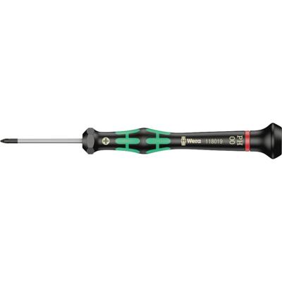 Wera 2050 05118019001 Elektronica en fijnmechanica Kruiskop schroevendraaier PH 00 Koplengte: 40 mm