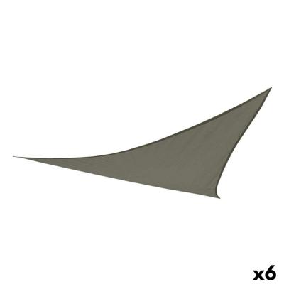 Schaduwdoeken Aktive Driehoekig Grijs 360 x 0,5 x 360 cm (6 Stuks)