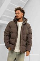 Pure Path Puffer Winterjas Heren Lichtbruin - Maat XL - Kleur: Lichtbruin | Soccerfanshop