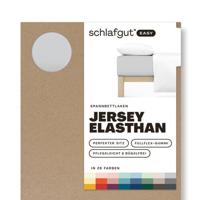 Schlafgut Schlafgut EASY Jersey Elasthan Hoeslaken XL - 180x200 - 200x220 511 Grey Light