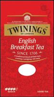 Twinings English breakfast tea karton