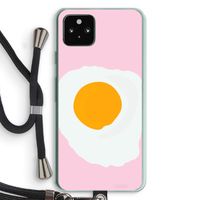 Sunny side up: Pixel 5a 5G Transparant Hoesje met koord