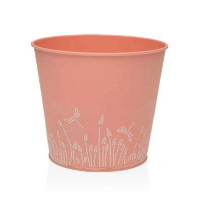 Bloempot Versa Zink Oranje Metaal (16 cm)