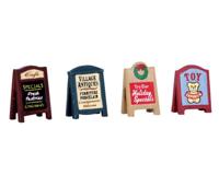 Village signs, set of 4 - Lemax
