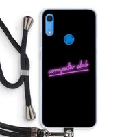 Vice Black: Huawei Y6s Transparant Hoesje met koord
