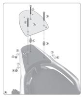 GIVI SR Topkofferhouder Monolock, Motorspecifieke bagage, SR5612