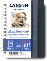 Canson Mixed Media Artist tekenboek, 28 vellen, 300 g/m², ft 14,8 x 21 cm (A5) - thumbnail