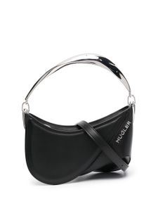 Mugler sac porté épaule Spiral Curve 01 - Noir