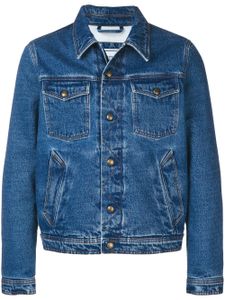 AMI Paris veste en denim à design multi-poches - Bleu