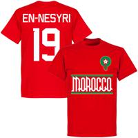 Marokko En-Nesyri 19 Team T-Shirt