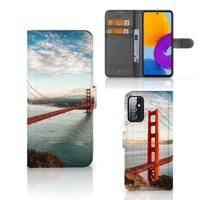 Samsung Galaxy M52 | Flip Cover | Golden Gate Bridge