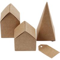 Creativ Company Huizen en bomen karton set