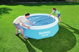 Bestway solar cover rond - 305 cm (zeilmaat 289) - Blauw