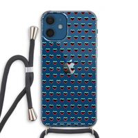 Hartjes: iPhone 12 Transparant Hoesje met koord