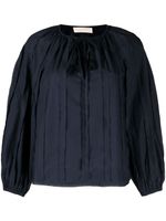 Ulla Johnson blouse Juliette à détail de fines rayures - Bleu