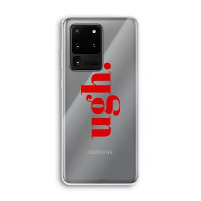 Ugh: Samsung Galaxy S20 Ultra Transparant Hoesje