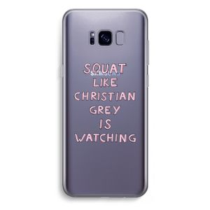 Christian Grey: Samsung Galaxy S8 Plus Transparant Hoesje