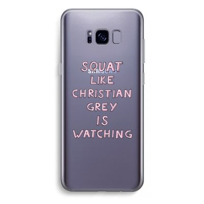Christian Grey: Samsung Galaxy S8 Plus Transparant Hoesje