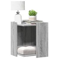 VidaXL Kattenbakkast 42x42x51 cm bewerkt hout grijs sonoma eikenkleur VidaXL Kattenbakkast 42x42x51 cm bewerkt hout grijs sonoma eikenkleur