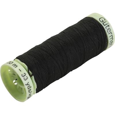 zwart, 30 m/ 1 rol