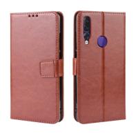 Retro Crazy Horse textuur horizontale Flip lederen case voor Lenovo Z5S met houder & card slots & fotolijst (bruin)