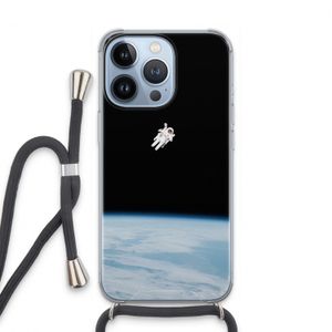 Alone in Space: iPhone 13 Pro Transparant Hoesje met koord