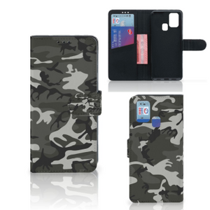 Samsung Galaxy M31 Telefoon Hoesje Army Light