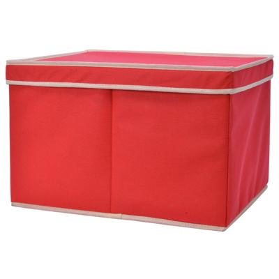 Kerst opbergbox - rood - voor 24x kerstballen van 8 cm -??30 x 39,5 x 25,5 cm