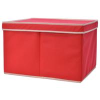 Kerst opbergbox - rood - voor 24x kerstballen van 8 cm -??30 x 39,5 x 25,5 cm