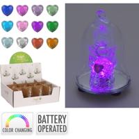 Glasbel met engel LED 8cm