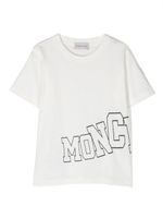 Moncler Enfant t-shirt à logo imprimé - Blanc - thumbnail