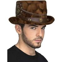 Hoed My Other Me Steampunk Bruin