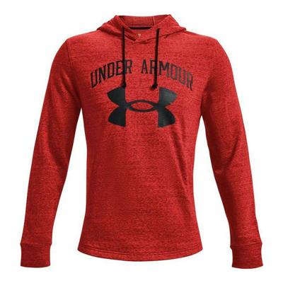 Herenhoodie Under Armour Rival Terry Rood Maat L