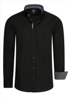 Heren overhemd zwart - Rusty Neal - 11022