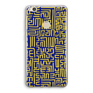 Majorelle Blue Print: Huawei Ascend P8 Lite (2017) Transparant Hoesje
