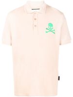 Philipp Plein polo Skull and Bones en coton - Tons neutres