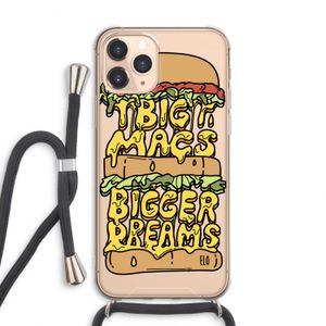 Big Macs Bigger Dreams: iPhone 11 Pro Max Transparant Hoesje met koord