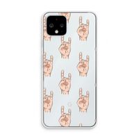 Rock: Pixel 4 Transparant Hoesje