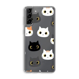 Katten: Samsung Galaxy S21 Plus Transparant Hoesje