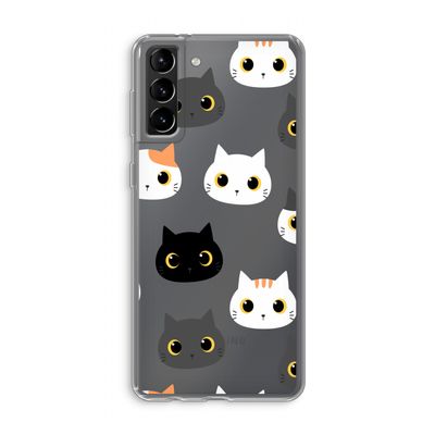 Katten: Samsung Galaxy S21 Plus Transparant Hoesje
