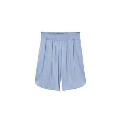 Mango high waist wide leg korte broek lichtblauw Mango high waist wide leg korte broek lichtblauw