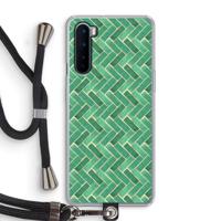 Moroccan tiles 2: OnePlus Nord Transparant Hoesje met koord