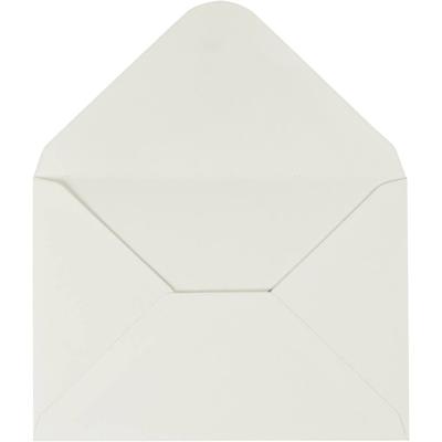 Creativ Company Enveloppen, afmeting envelop 11,5x16 cm, 110 gr, off-white, 10 stuk/ 1 doos