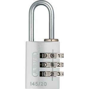 Abus Cijferslot 145/20 Massief Aluminium Zilver