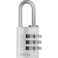 Abus Cijferslot 145/20 Massief Aluminium Zilver