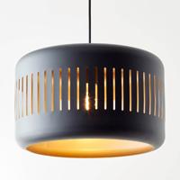 Brilliant Zwarte hanglampTyas Ø 38cm - 99799/86