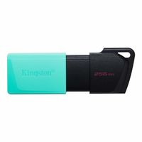 Kingston Technology DataTraveler Exodia M 256 GB, USB 3.2 Gen 1 (zwart + blauwgroen) - thumbnail