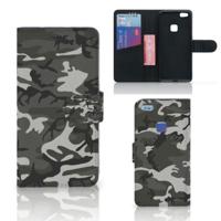 Huawei P10 Lite | Telefoon Hoesje | Army Light | Portemonnee hoesje